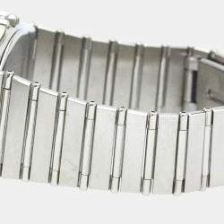Omega Silver Stainless Steel Constellation 396.1070 Quartz Men's Wristwatch 35 mm