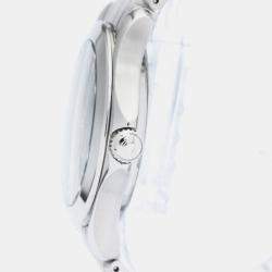 Omega Blue Stainless Steel Seamaster 2511.81 Quartz Men's Wristwatch 36 mm