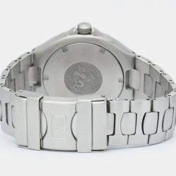 Omega Black Stainless Steel Seamaster Professional 396.1052 Quartz Men's Wristwatch 36 mm