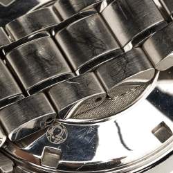 Omega Black Stainless Steel Speedmaster Date/Day-Date Chronograph 3220.50.00 Men's Wristwatch 40 mm