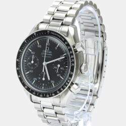 Omega Black Stainless Steel Speedmaster 3510.50 Automatic Men's Wristwatch 39 mm