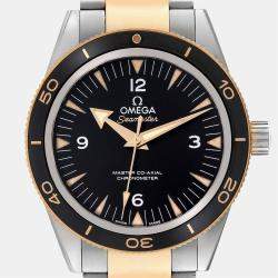 Omega Black Stainless Steel Seamaster 233.20.41.21.01.002 Automatic Men's Wristwatch 41 mm