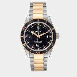 Omega Black Stainless Steel Seamaster 233.20.41.21.01.002 Automatic Men's Wristwatch 41 mm