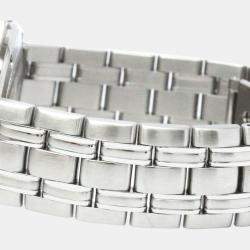 Omega Silver Stainless Steel Seamaster 2511.31 Quartz Men's Wristwatch 36 mm