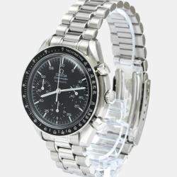 Omega Black Stainless Steel Speedmaster 3510.50.00 Automatic Men's Wristwatch 39 mm