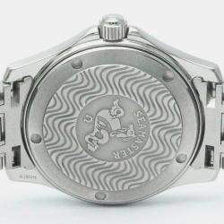Omega Silver Stainless Steel Seamaster 2511.31 Quartz Men's Wristwatch 36 mm