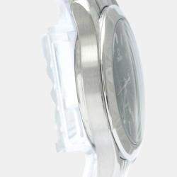 Pre Owned Omega Blue Stainless Steel Seamaster 2511.81 Quartz Men's Wristwatch 36 mm