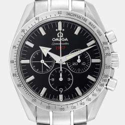 Omega Black Stainless Steel Speedmaster 321.10.42.50.01.001 Automatic Men's Wristwatch 42 mm