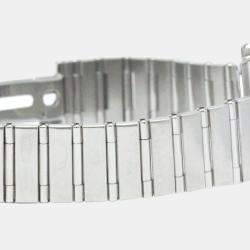 Omega Grey Stainless Steel Constellation 1512.40 Quartz Men's Wristwatch 33 mm