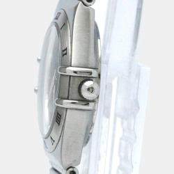 Omega Grey Stainless Steel Constellation 1512.40 Quartz Men's Wristwatch 33 mm