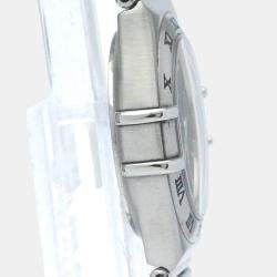 Omega Grey Stainless Steel Constellation 1512.40 Quartz Men's Wristwatch 33 mm
