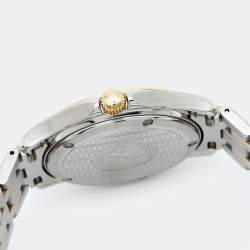 Pre Owned ساعة يد رجالية أوميغا سي ماستر كوارتز ستانلس ستيل وذهب أصفر عيار 18 ذهبية 36مم