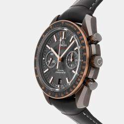 Omega Grey Ceramic Speedmaster Moonwatch 311.63.44.51.99.001 Automatic Men's Wristwatch 44 mm