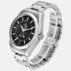 Omega Black Stainless Steel Seamaster Aqua Terra 231.10.43.22.01.001 Automatic Men's Wristwatch 43 mm