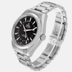 Omega Black Stainless Steel Seamaster Aqua Terra 231.10.43.22.01.001 Automatic Men's Wristwatch 43 mm