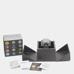 Omega X Swatch Black Grey Bioceramic Velcro Mission To The Moon MoonSwatch S033M100 Men's Wristwatch 42 mm