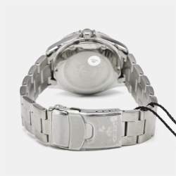 Pre Owned Orient Diver Design F692-UAA0 Blue Dial Stainless Steel Men's Wristwatch 41.8mm