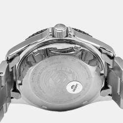 Pre Owned ساعة أورينت ماكو الذكرى العشرين الإصدار المحدود F692-UBM0 مينا زرقاء ستانلس ستيل للرجال 42 مم