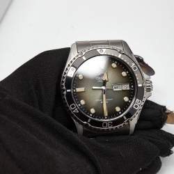 Pre Owned Orient Kamasu II RA-AA0810N19B Brown Dial Stainless Steel Men's Wristwatch 42 mm