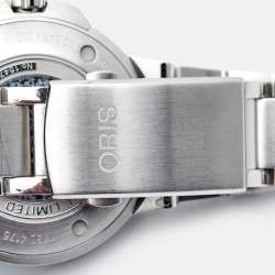 Oris Blue Vignette Ceramic Stainless Steel Aquis Lake Baikal Limited Edition 01 733 7730 4175-Set Men's Wristwatch 43.50 mm