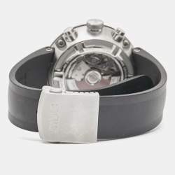 Oris Grey Stainless Steel Rubber TT1 674-7659-4174RS Men's Wristwatch 45 mm