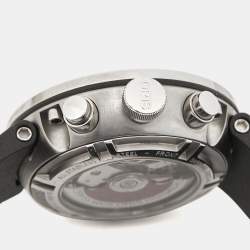 Oris Grey Stainless Steel Rubber TT1 674-7659-4174RS Men's Wristwatch 45 mm