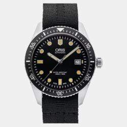Oris Black Stainless Steel Divers Sixty-Five 01 733 7720 4054-07 5 21 26FC Automatic Men's Wristwatch 42 mm
