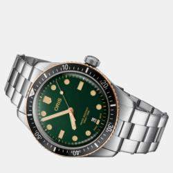 Oris Green Bronze Stainless Steel Divers Sixty-Five  01 733 7707 4357-07 8 20 18 Automatic Men's Wristwatch 40 mm