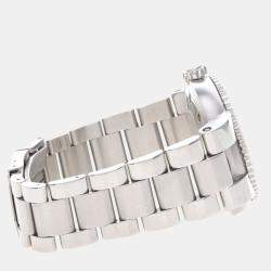 Pre Owned ساعة يد رجالية أوريس أكويس ستانلس ستيل أسود أوتوماتيك 44 مم 7533