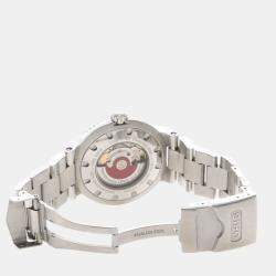 Pre Owned ساعة يد رجالية أوريس أكويس ستانلس ستيل أسود أوتوماتيك 44 مم 7533