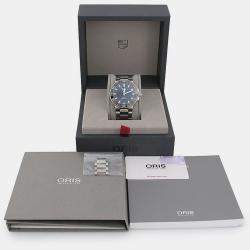 Pre Owned Oris Aquis Automatic Stainless Steel Men's Wristwatch 43.5mm