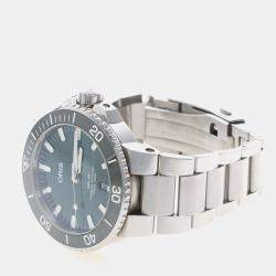 Pre Owned Oris Aquis 733 7730 4157 Automatic Stainless Steel Men's Wristwatch 43mm