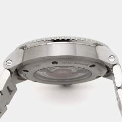 Oris Black Ceramic Stainless Steel Aquis Date 01 733 7730 4124 Men's Wristwatch 43.50 mm