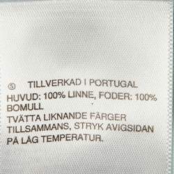 Pre Owned Orlebar Brown Turquoise Blue Linen Griffon Trousers L/Waist 34"