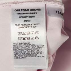 Pre Owned Orlebar Brown Pink Cotton Shorts L