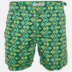 Pre Owned شورت بولدوج صناعيا متنوع الألوان أورليبار براون + إميليو بوتشي مقاس كبير