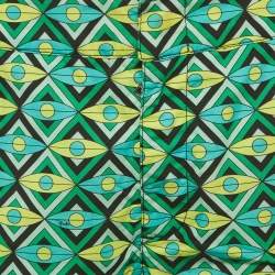 Pre Owned شورت بولدوج صناعيا متنوع الألوان أورليبار براون + إميليو بوتشي مقاس كبير