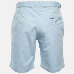 مملوكة مسبقًا شورت سباحة قطني أزرق أورليبار براون مقاس كبير / خصر 35 بوصة