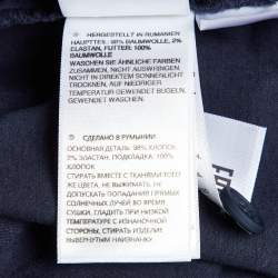 Pre Owned شورت أورليبار براون أزرق كحلي قطن دان II للسباحة مقاس كبير (لارج) /خصر 35"