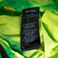 Pre Owned Palm Angels Fluorescent Tie Dye Nylon Cargo Pants L