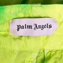 Pre Owned Palm Angels Fluorescent Tie Dye Nylon Cargo Pants L