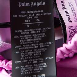 Palm Angels Pink Sunset Print Jersey Track Shorts S
