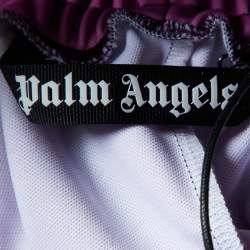 Palm Angels Pink Sunset Print Jersey Track Shorts S