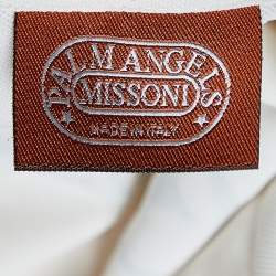 Palm Angels x Missoni Cream Zip Up Track Jacket S 