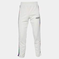 Palm Angels x Missoni Off-White Jersey Contrast Trim Sweatpants S