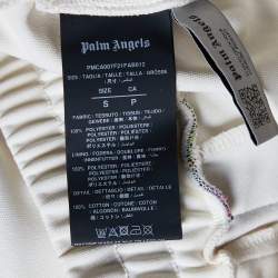 Palm Angels x Missoni Off-White Jersey Contrast Trim Sweatpants S