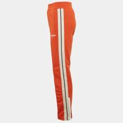Pre Owned Palm Angels Orange Jersey Classic Track Pants S