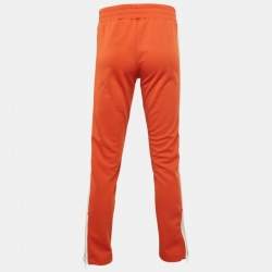 Pre Owned Palm Angels Orange Jersey Classic Track Pants S