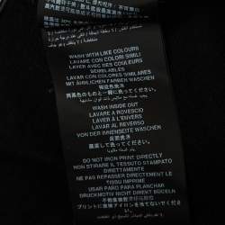 Pre Owned Palm Angels Black Teddy Print Cotton Crew Neck T-Shirt XL