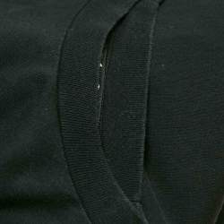 Palm Angels Black Logo Print Cotton Crew Neck T-Shirt XS